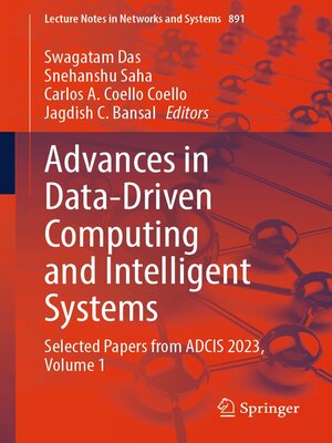 cover image of Advances in Data-Driven Computing and Intelligent Systems